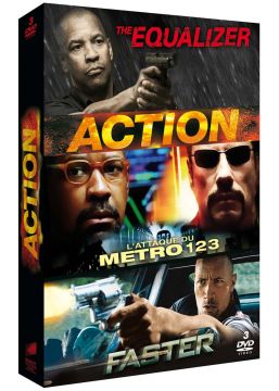 Coffret Action : The Equalizer + L'attaque du métro 123 + Faster