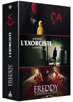 Coffret Horreur Incontournables 3 films : Ça + Les Griffes de la nuit (Freddy) + L'Exorciste