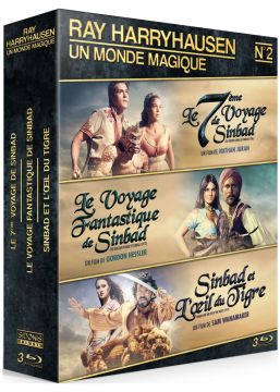 Ray Harryhausen - Coffret n° 2 : Le 7ème voyage de Sinbad + Le Voyage fantastique de Sinbad + Sinbad et l'OEil du tigre