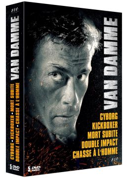 Van Damme : Cyborg + Kickboxer + Mort subite + Double impact + Chasse à l'homme