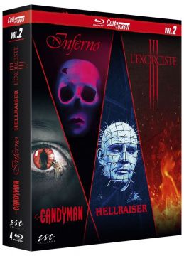 Cult'Horror n° 2 : Inferno + Candyman + L'Exorciste III + Hellraiser : Le pacte