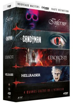 Cult'Horror n° 2 : Inferno + Candyman + L'Exorciste III + Hellraiser : Le pacte