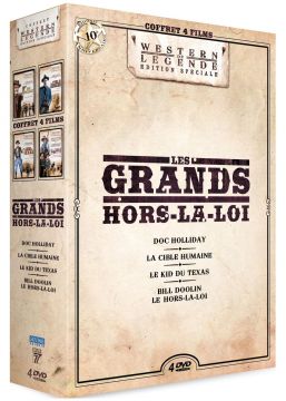 Les Grands hors-la-loi : Doc Holliday + La Cible humaine + Le Kid du Texas + Bill Dollin le Hors-la-loi