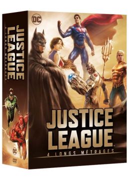 Justice League - 4 longs métrages : Le paradoxe Flashpoint + Le Trône de l'Atlantide + Dieux et monstres + vs les Teen Titans