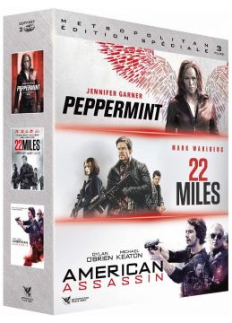 Action Vengeance : Peppermint + 22 Miles + American Assassin