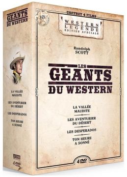 Randolph Scott : Les géants du Western - Coffret 4 films : La Vallée maudite + Les Aventuriers du désert + Les Desperados + Ton heure a sonné