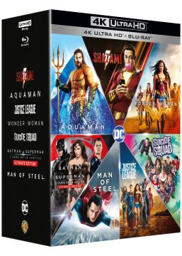 DCEU Intégrale : Man of Steel + Batman v Superman : L'aube de la justice + Suicide Squad + Wonder Woman + Justice League + Aquaman + Shazam!