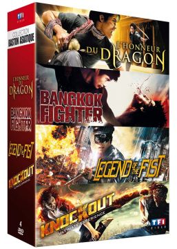Collection Baston asiatique : L'honneur du dragon + Bangkok Fighter + Legend of the Fist + Knockout