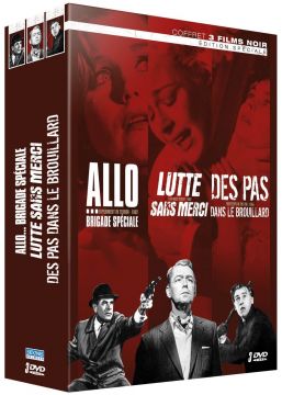 3 Films noirs : Allo... Brigade spéciale + Lutte sans merci + Des pas dans le brouillard