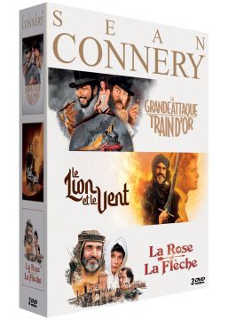 Sean Connery : La Grande Attaque du train d'or + Le Lion et le vent + La Rose et la flèche